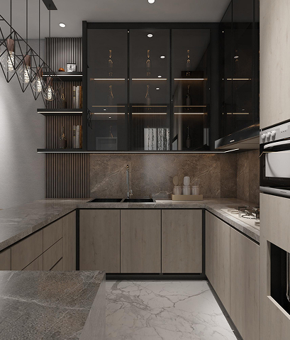 U-shaped-Kitchen